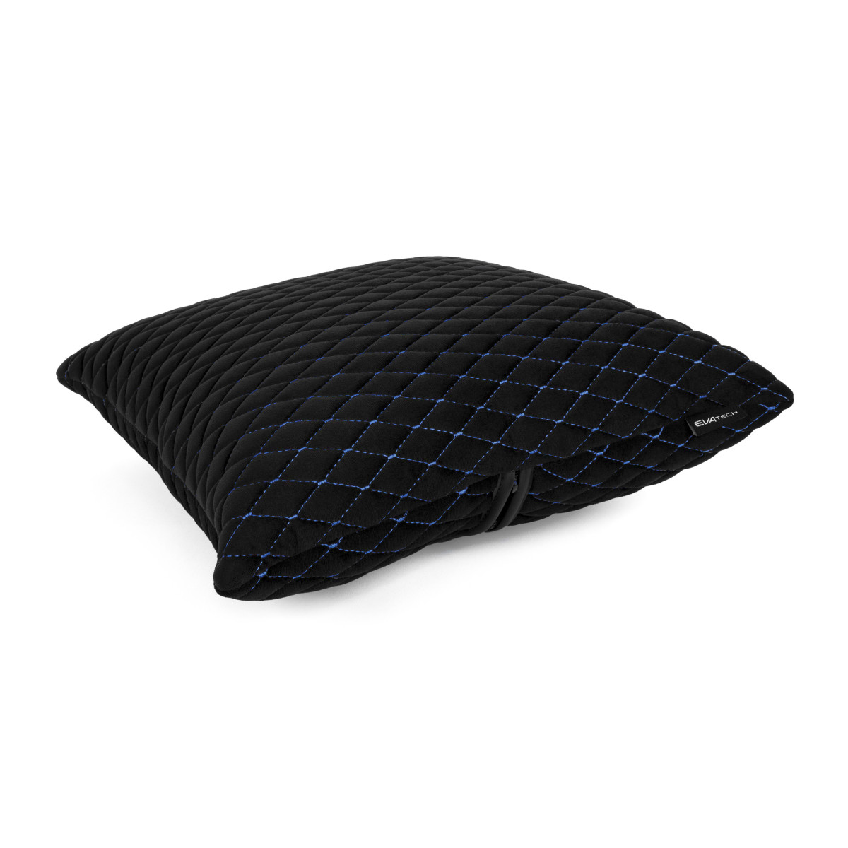 EVAtech Autokissen 40x40 cm - schwarz / blaue Nähte EVAtech Autokissen 40x40 cm - schwarz / blaue Nähte