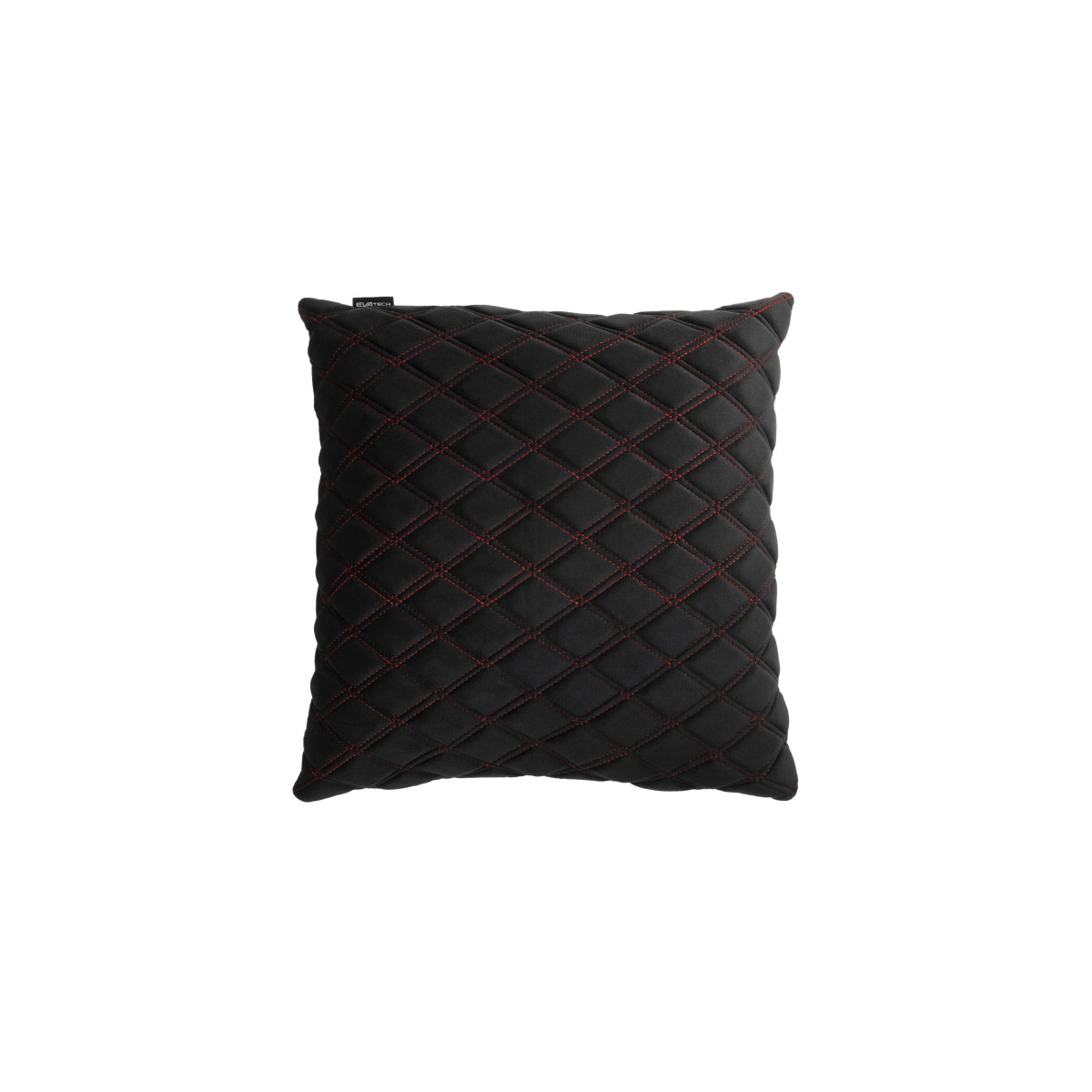 EVAtech Autokissen 40x40 cm - schwarz / rote Nähte EVAtech Autokissen 40x40 cm - schwarz / rote Nähte