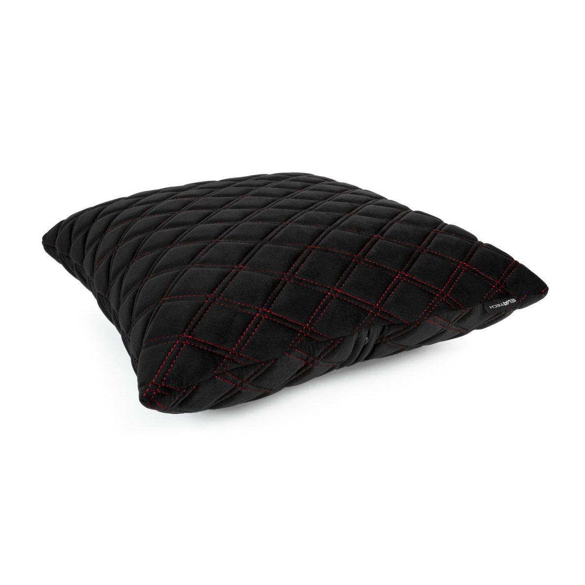 EVAtech Autokissen 40x40 cm - schwarz / rote Nähte EVAtech Autokissen 40x40 cm - schwarz / rote Nähte