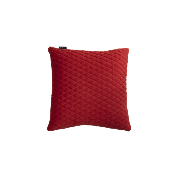EVAtech Autokissen 40x40 cm - rot / rote Nähte