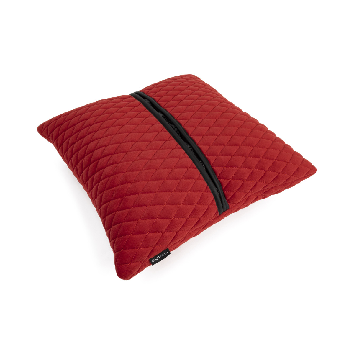 EVAtech Autokissen 40x40 cm - rot / rote Nähte EVAtech Autokissen 40x40 cm - rot / rote Nähte