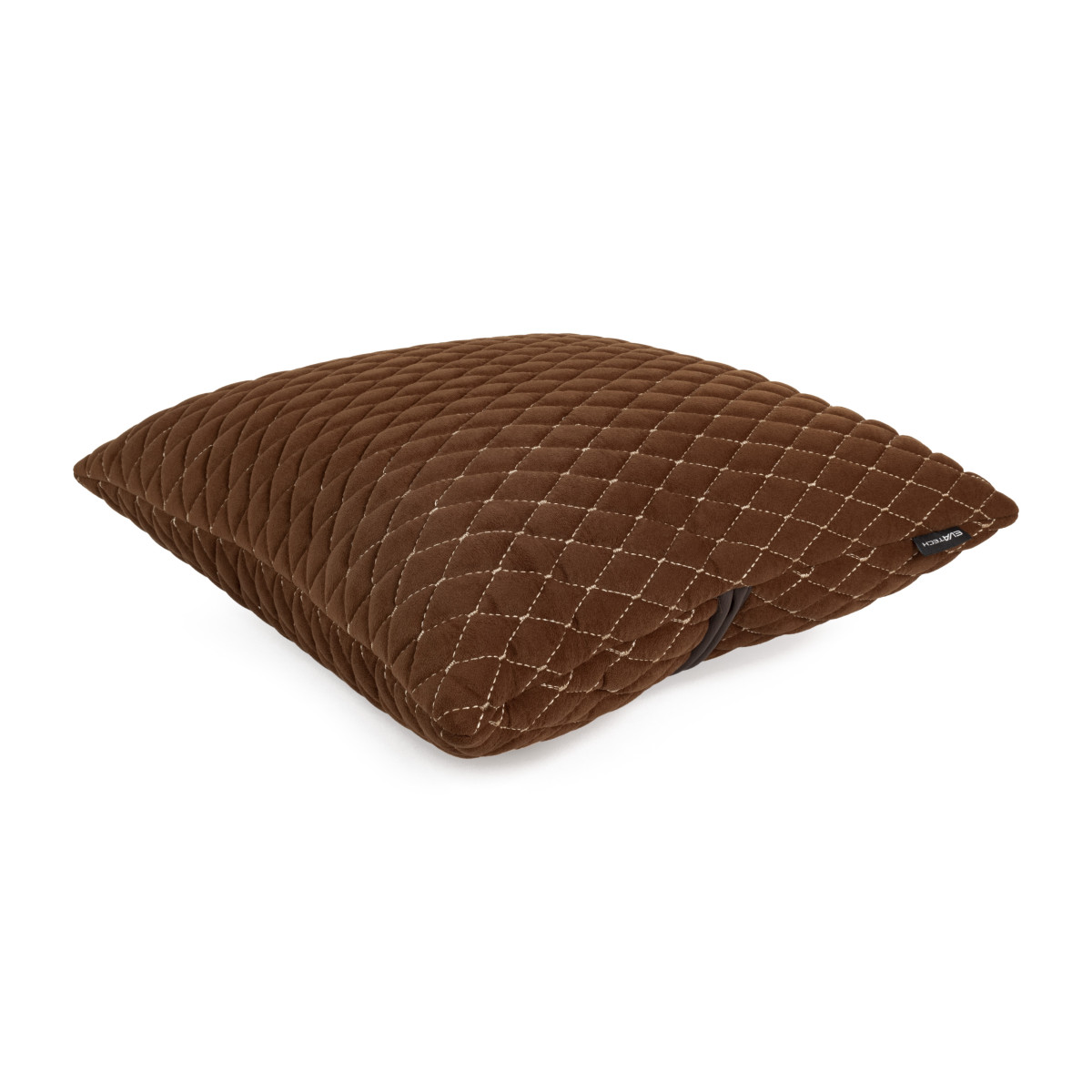 EVAtech Autokissen 40x40 cm - braun / braune Nähte EVAtech Autokissen 40x40 cm - braun / braune Nähte