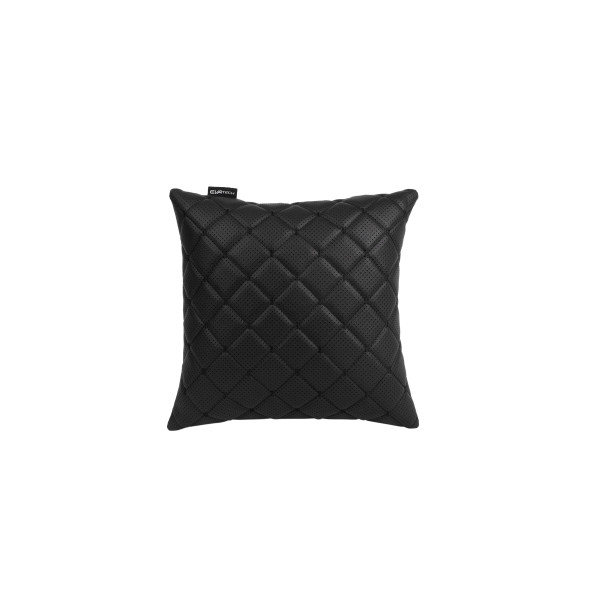 EVAtech ECO Autokissen 30x30 cm - schwarz / juodos siūlės