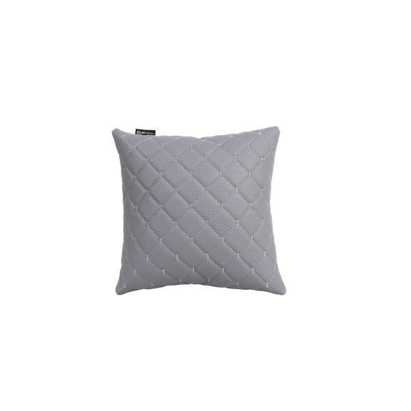 EVAtech ECO Autokissen 30x30 cm - grau / graue Nähte