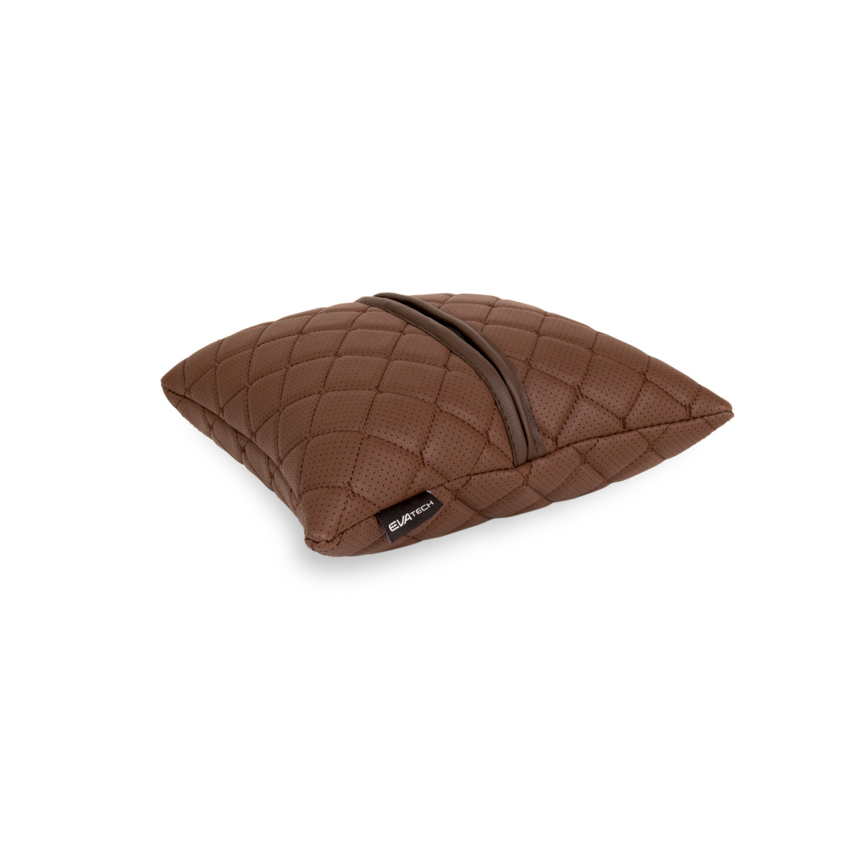 EVAtech ECO Autokissen 30x30 cm - braun / braune Nähte EVAtech ECO Autokissen 30x30 cm - braun / braune Nähte