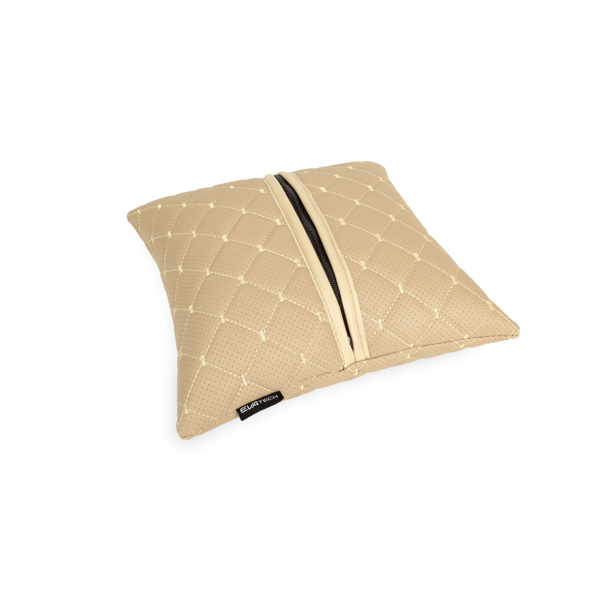 EVAtech ECO Autokissen 30x30 cm - beige / beigefarbene Nähte EVAtech ECO Autokissen 30x30 cm - beige / beigefarbene Nähte