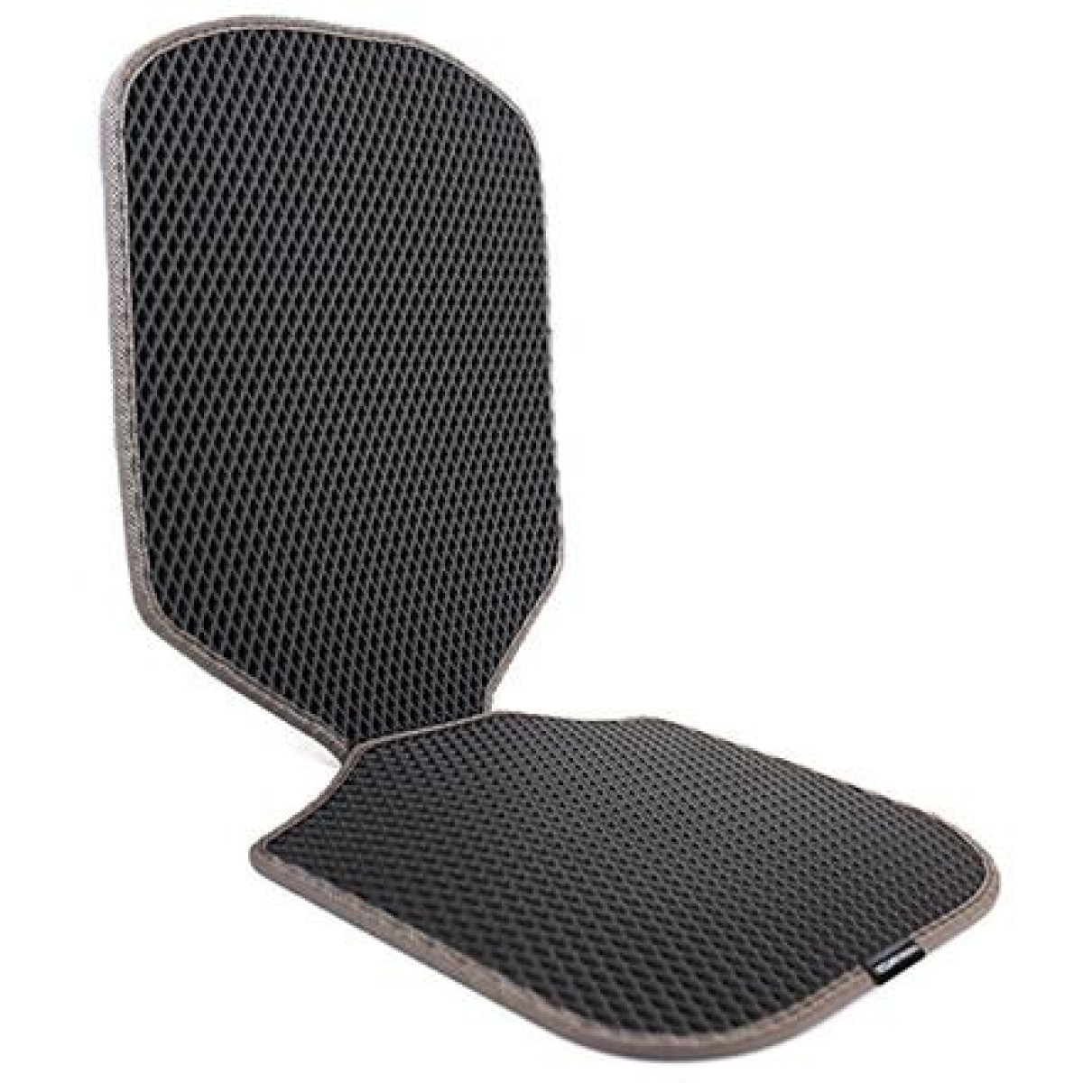 EVAtech Sitzschutz für Kindersitze - grau / graue Kanten EVAtech Sitzschutz für Kindersitze - grau / graue Kanten
