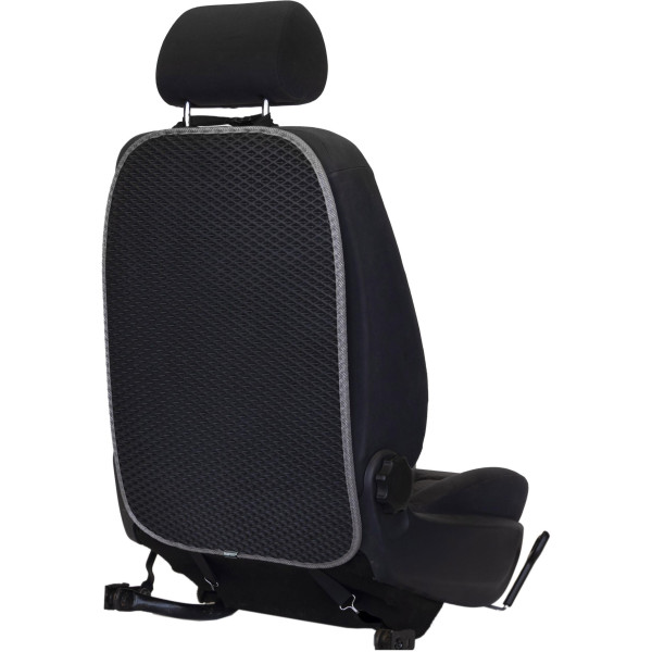 EVAtech Kindersitz Rückenprotektor 68x46 cm - schwarz / graue Kanten