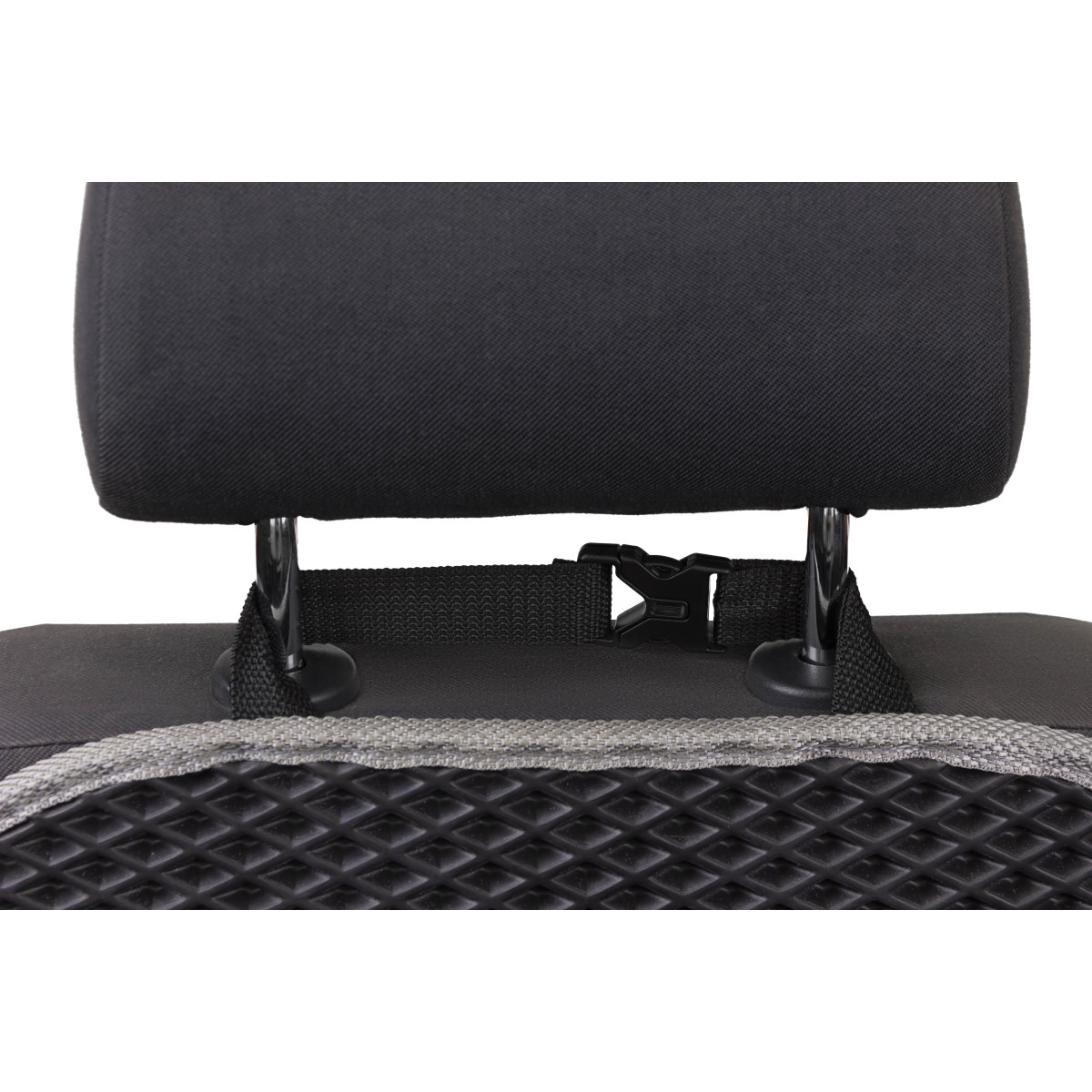 EVAtech Kindersitz Rückenprotektor 68x46 cm - schwarz / graue Kanten EVAtech Kindersitz Rückenprotektor 68x46 cm - schwarz / graue Kanten