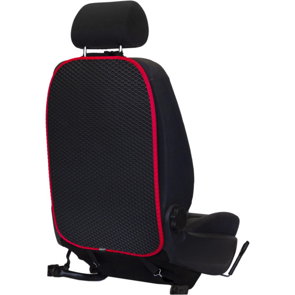 EVAtech Kindersitz Rückenprotektor 68x46 cm - schwarz / rote Kanten