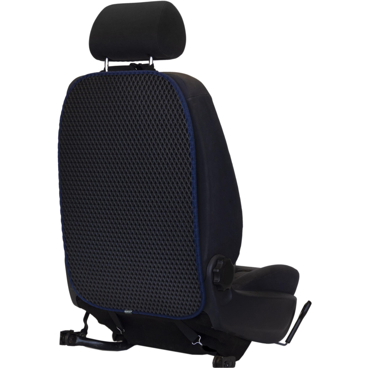 EVAtech Kindersitz Rückenprotektor 68x46 cm - schwarz / dunkelblaue Kanten EVAtech Kindersitz Rückenprotektor 68x46 cm - schwarz / dunkelblaue Kanten