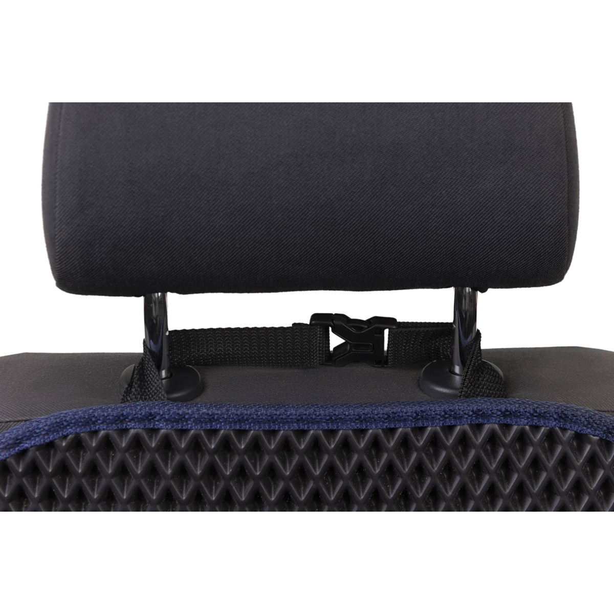EVAtech Kindersitz Rückenprotektor 68x46 cm - schwarz / dunkelblaue Kanten EVAtech Kindersitz Rückenprotektor 68x46 cm - schwarz / dunkelblaue Kanten