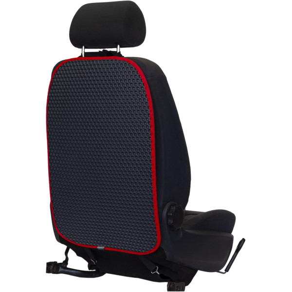 EVAtech Kindersitz Rückenprotektor 68x46 cm - grau / rote Kanten