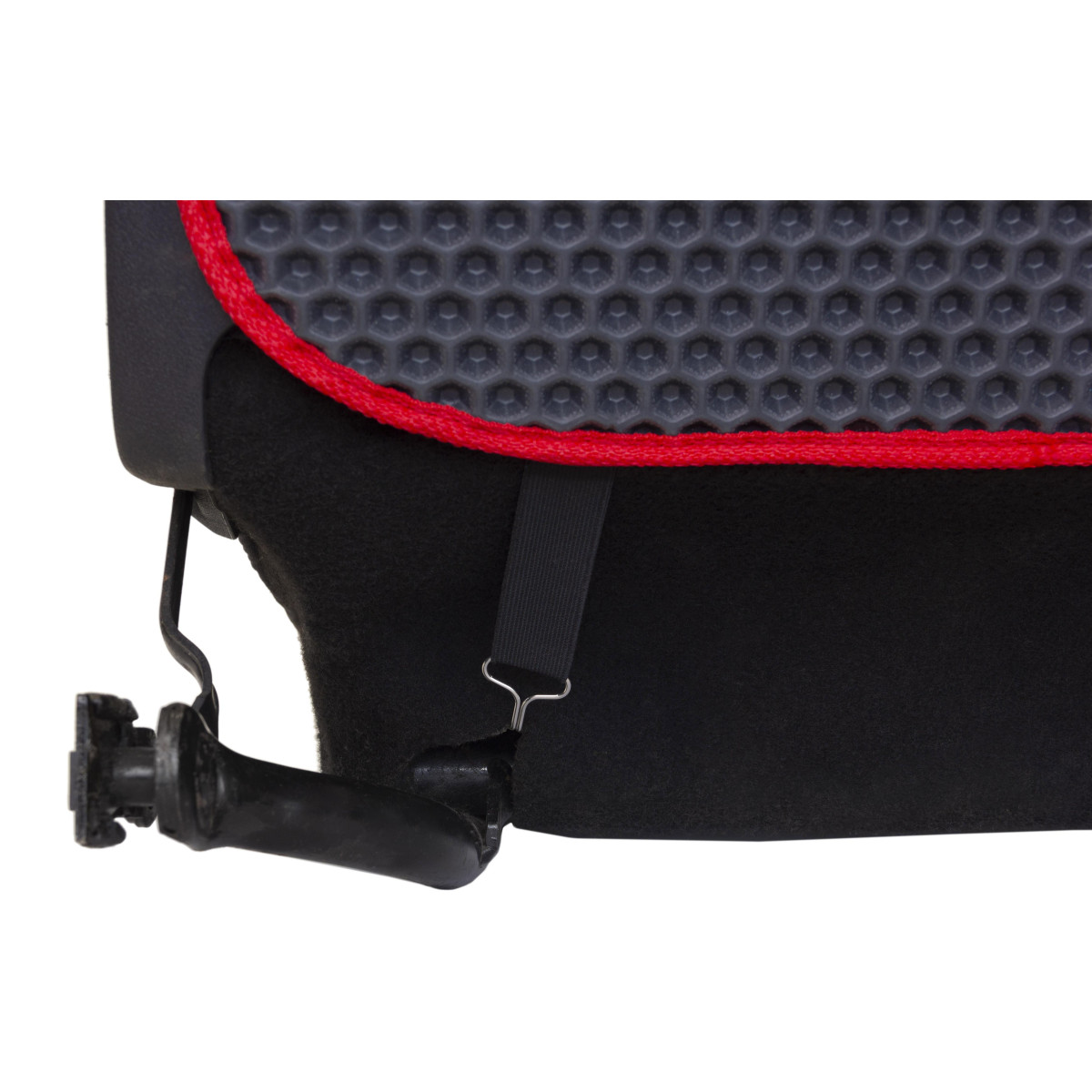 EVAtech Kindersitz Rückenprotektor 68x46 cm - grau / rote Kanten EVAtech Kindersitz Rückenprotektor 68x46 cm - grau / rote Kanten
