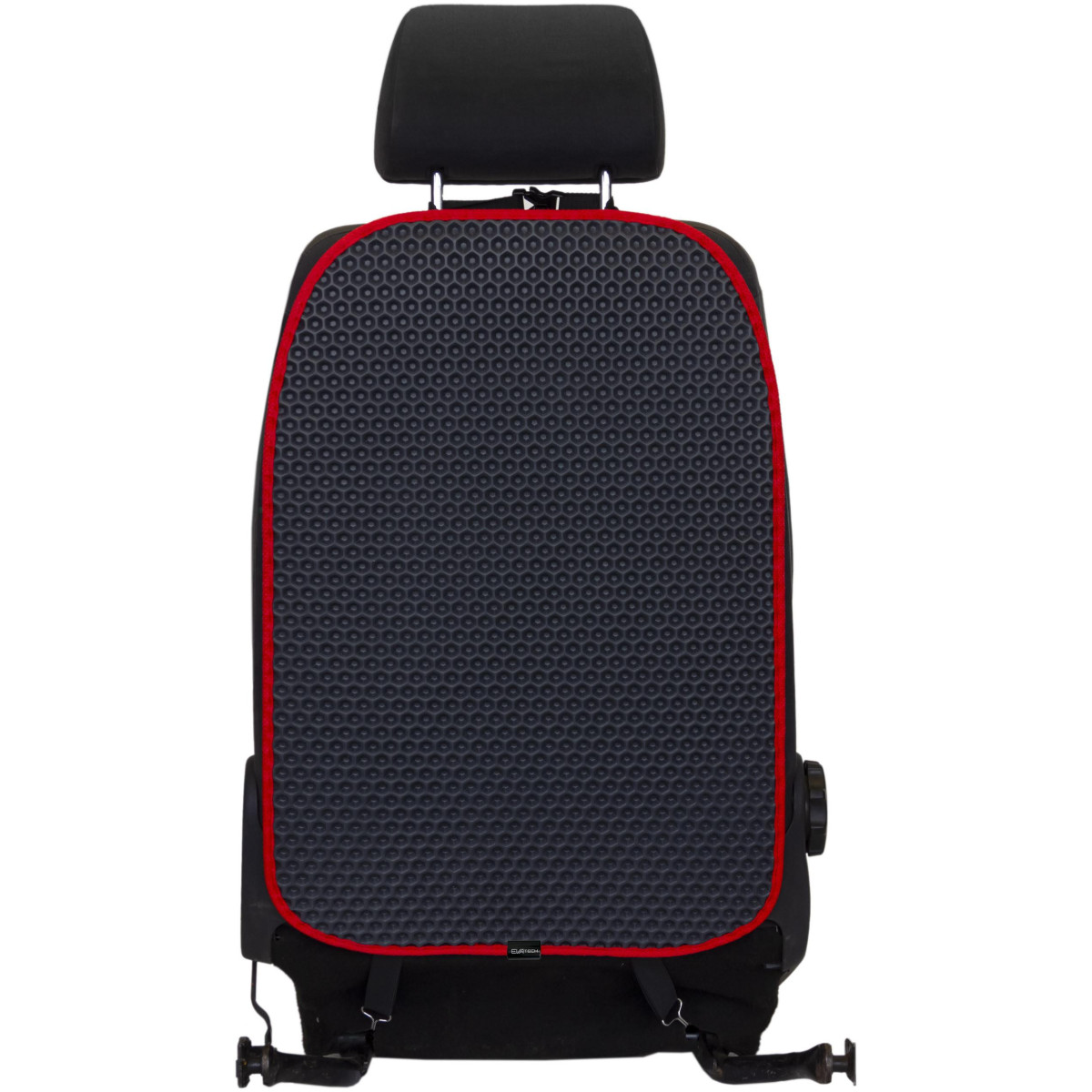 EVAtech Kindersitz Rückenprotektor 68x46 cm - grau / rote Kanten EVAtech Kindersitz Rückenprotektor 68x46 cm - grau / rote Kanten