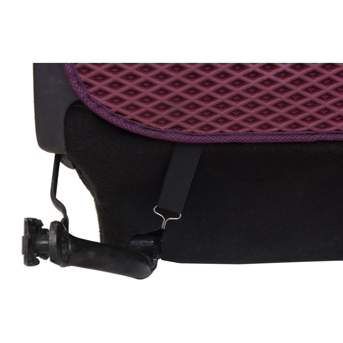 EVAtech Kindersitz Rückenprotektor 68x46 cm - kirschrot / kirschrote Kanten EVAtech Kindersitz Rückenprotektor 68x46 cm - kirschrot / kirschrote Kanten
