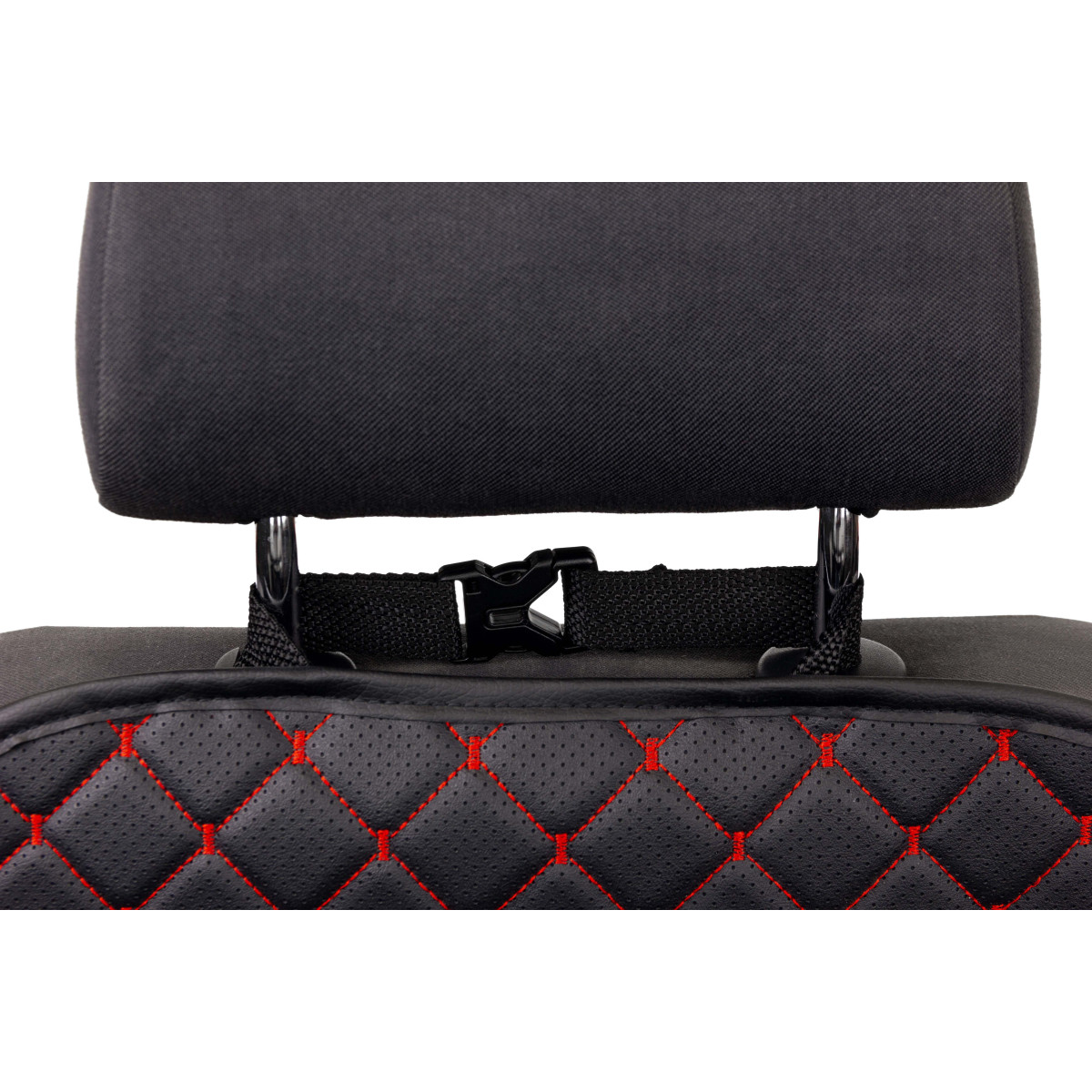 EVAtech ECO Kindersitz Rückenlehnen-Schutz 75x46 cm - schwarz / schwarze Kanten / rote Nähte EVAtech ECO Kindersitz Rückenlehnen-Schutz 75x46 cm - schwarz / schwarze Kanten / rote Nähte