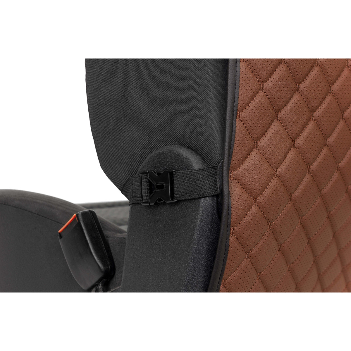 EVAtech ECO Kindersitz Rückenlehnen-Schutz 75x46 cm - braun / schwarze Kanten / braune Nähte EVAtech ECO Kindersitz Rückenlehnen-Schutz 75x46 cm - braun / schwarze Kanten / braune Nähte