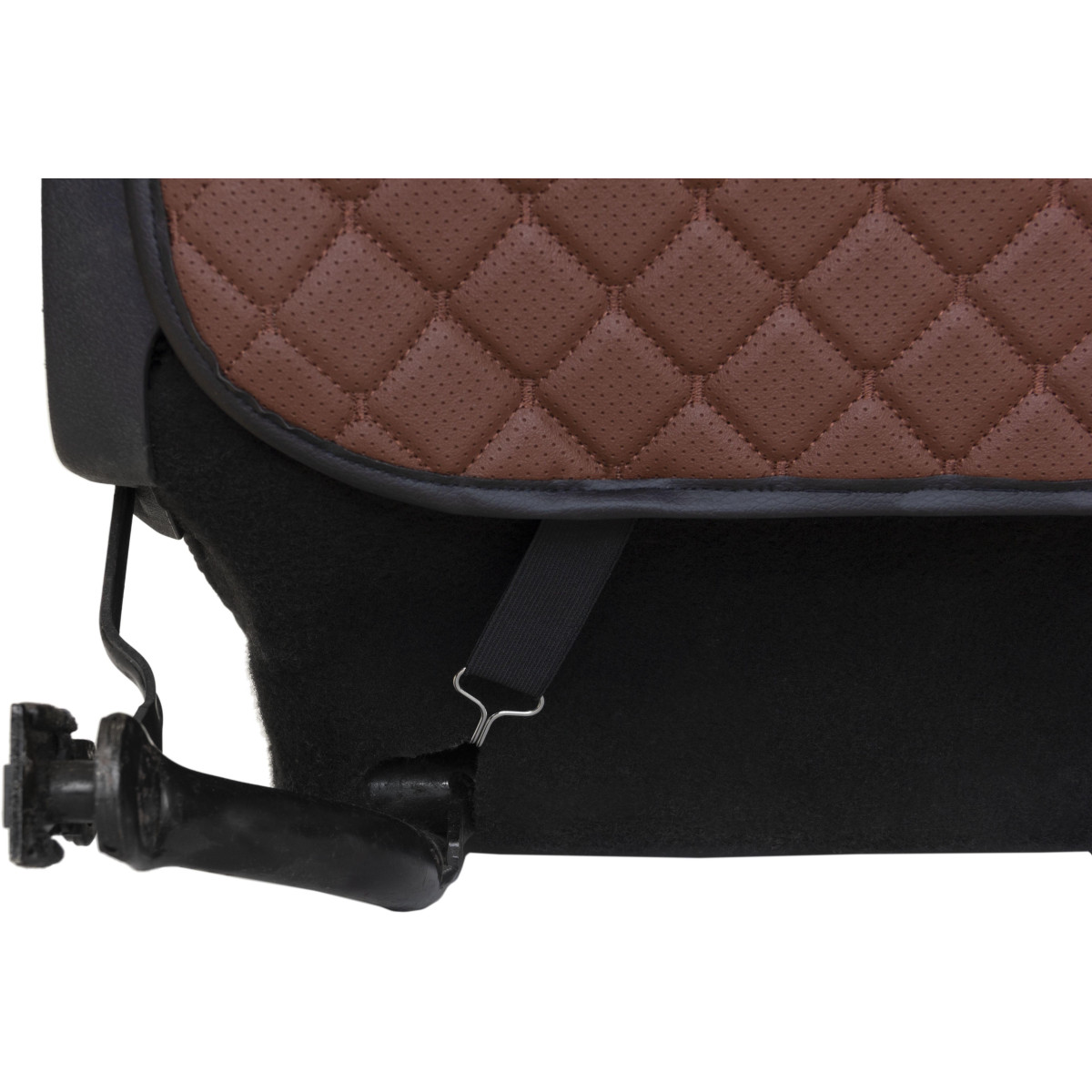 EVAtech ECO Kindersitz Rückenlehnen-Schutz 75x46 cm - braun / schwarze Kanten / braune Nähte EVAtech ECO Kindersitz Rückenlehnen-Schutz 75x46 cm - braun / schwarze Kanten / braune Nähte