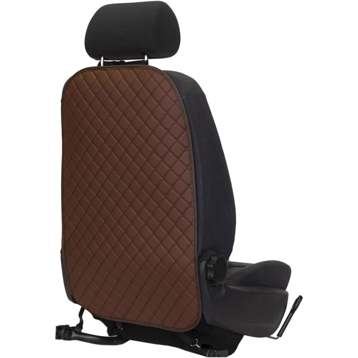 EVAtech ECO Kindersitz Rückenlehnen-Schutz 75x46 cm - braun / braune Kanten / braune Nähte EVAtech ECO Kindersitz Rückenlehnen-Schutz 75x46 cm - braun / braune Kanten / braune Nähte