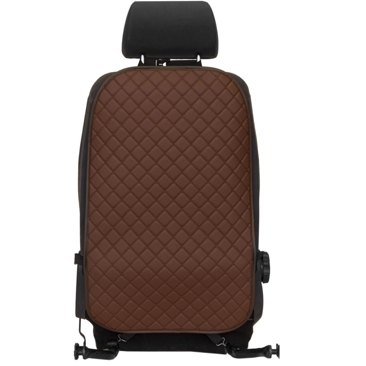 EVAtech ECO Kindersitz Rückenlehnen-Schutz 75x46 cm - braun / braune Kanten / braune Nähte EVAtech ECO Kindersitz Rückenlehnen-Schutz 75x46 cm - braun / braune Kanten / braune Nähte