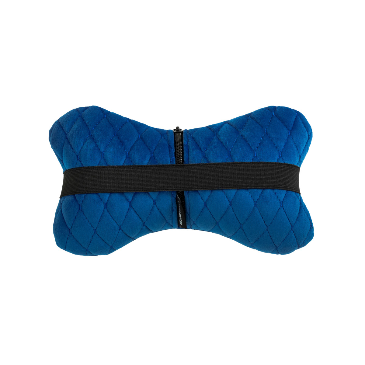 EVAtech Auto-Nackenkissen 27x16 cm - blau / blaue Nähte EVAtech Auto-Nackenkissen 27x16 cm - blau / blaue Nähte