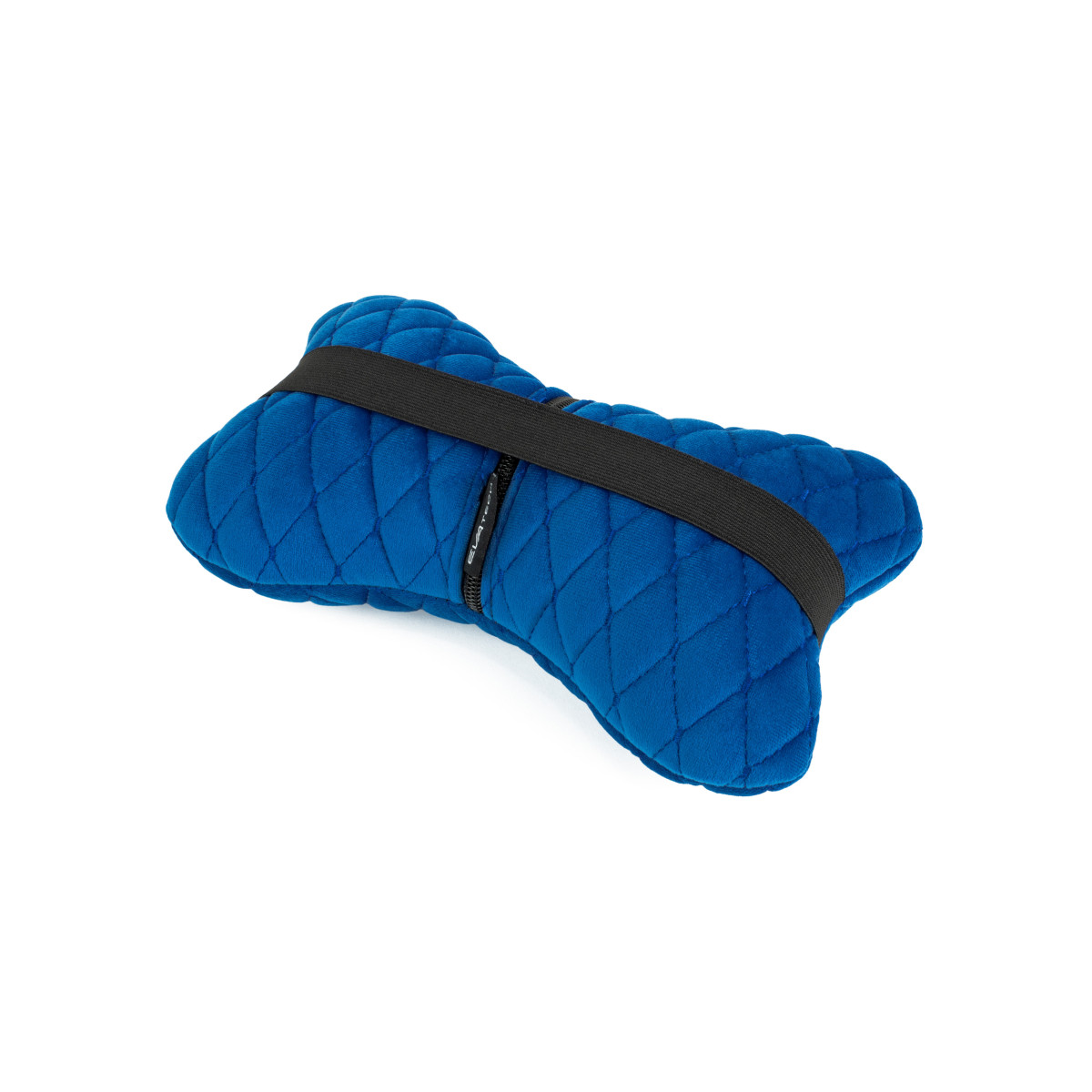 EVAtech Auto-Nackenkissen 27x16 cm - blau / blaue Nähte EVAtech Auto-Nackenkissen 27x16 cm - blau / blaue Nähte