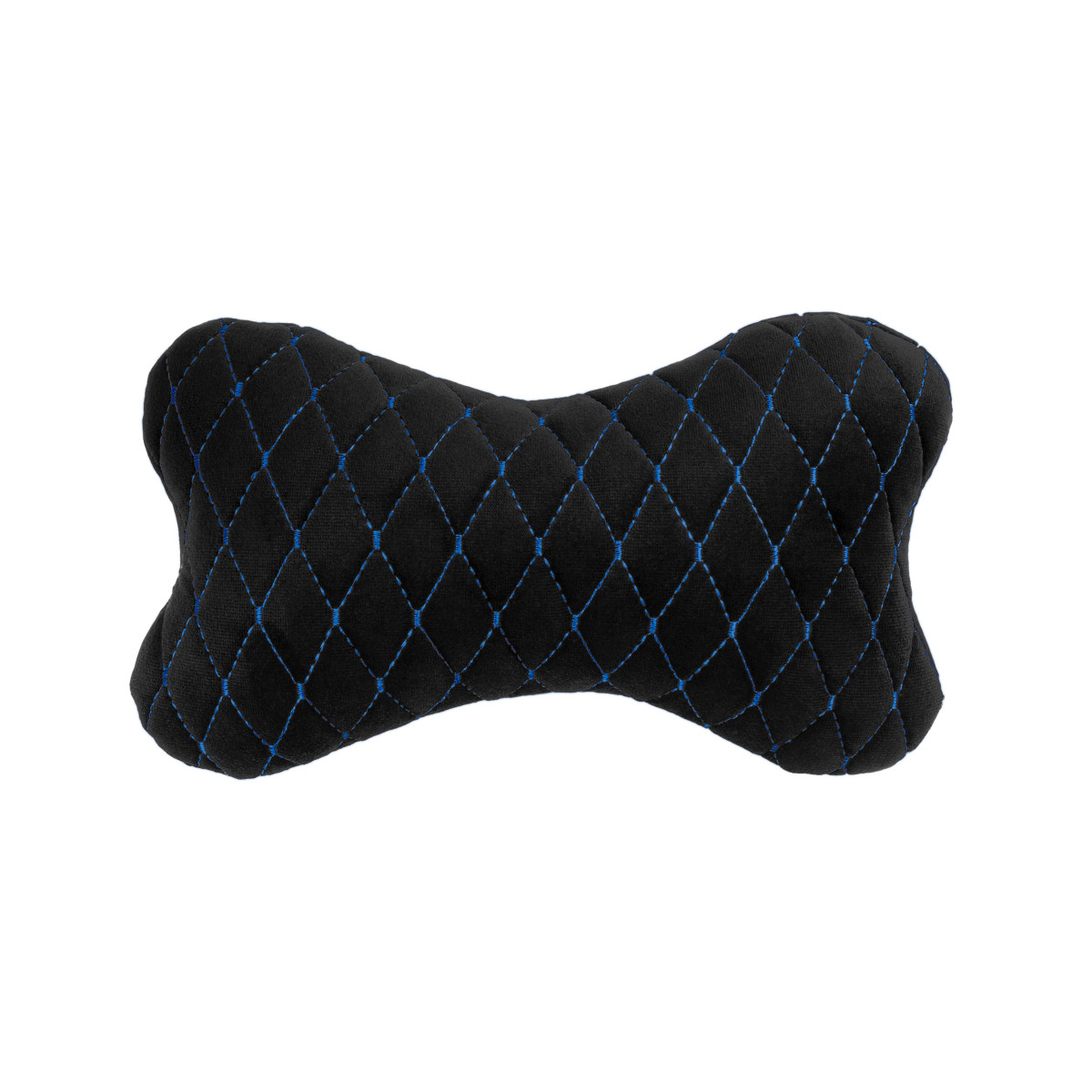 EVAtech Auto-Nackenkissen 27x16 cm - schwarz / blaue Nähte EVAtech Auto-Nackenkissen 27x16 cm - schwarz / blaue Nähte