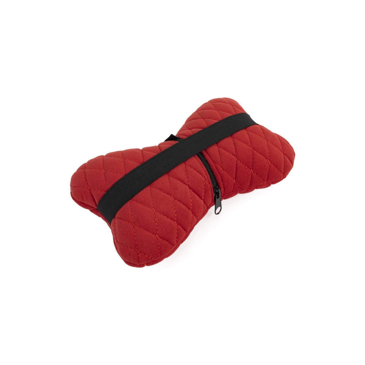 EVAtech Auto-Nackenkissen 27x16 cm - rot / rote Nähte EVAtech Auto-Nackenkissen 27x16 cm - rot / rote Nähte