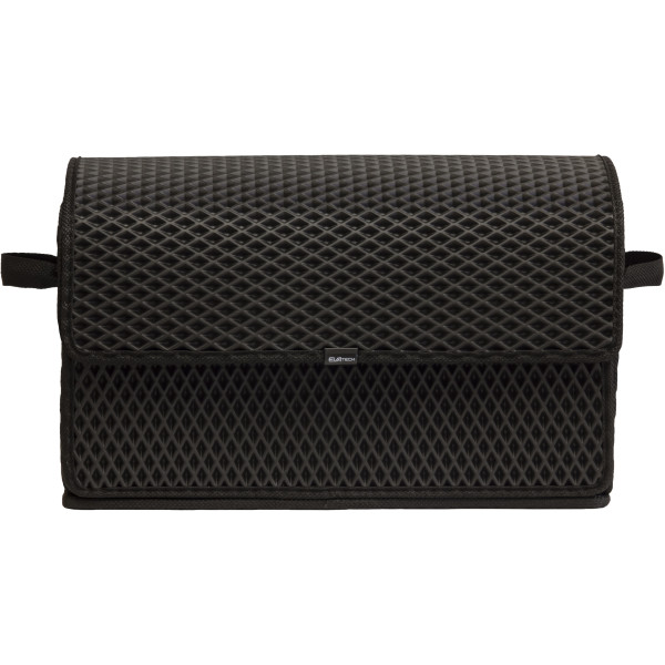 EVAtech Kofferraum-Organizer 30x49x25 cm - schwarz / schwarze Kanten