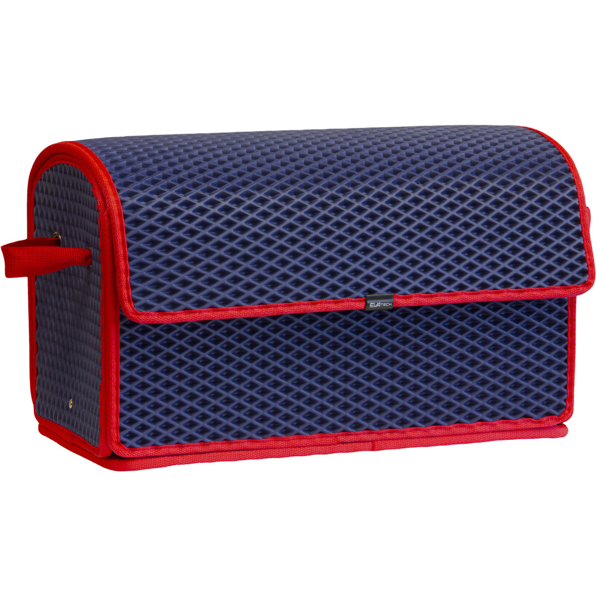 EVAtech Kofferraum-Organizer 30x49x25 cm - blau / rote Kanten EVAtech Kofferraum-Organizer 30x49x25 cm - blau / rote Kanten
