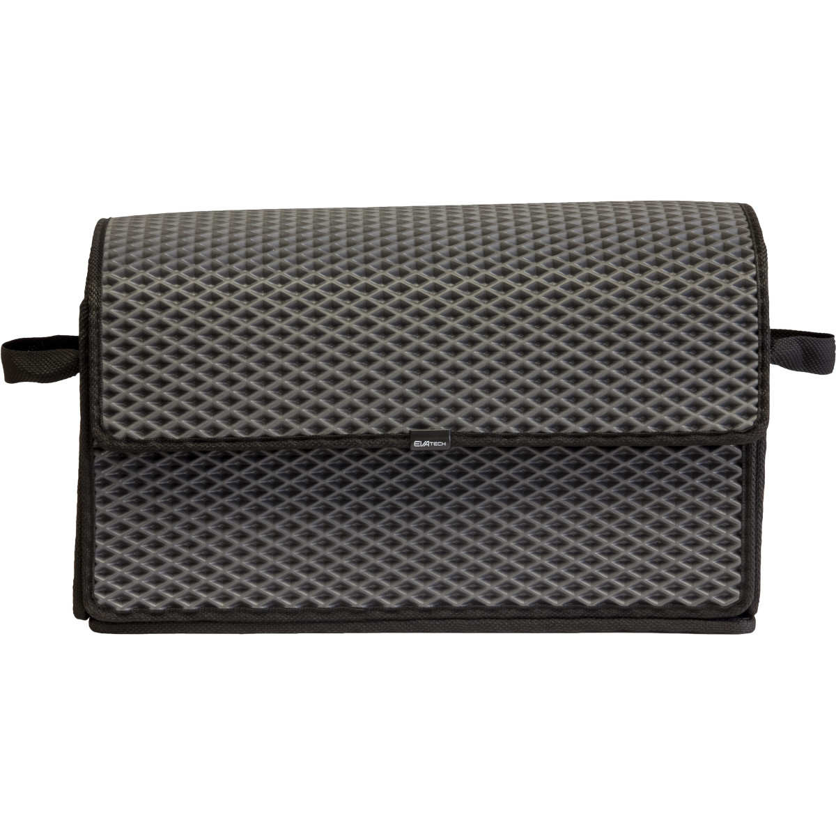 EVAtech Kofferraum-Organizer 30x49x25 cm - grau / schwarze Kanten EVAtech Kofferraum-Organizer 30x49x25 cm - grau / schwarze Kanten