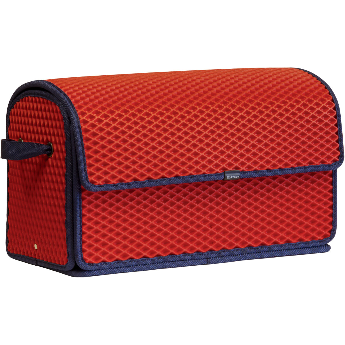 EVAtech Kofferraum-Organizer 30x49x25 cm - rot / blaue Kanten EVAtech Kofferraum-Organizer 30x49x25 cm - rot / blaue Kanten