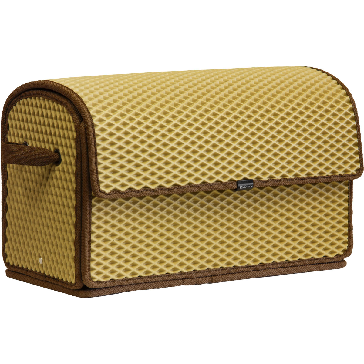 EVAtech Kofferraum-Organizer 30x49x25 cm- beige / braune Kanten EVAtech Kofferraum-Organizer 30x49x25 cm- beige / braune Kanten