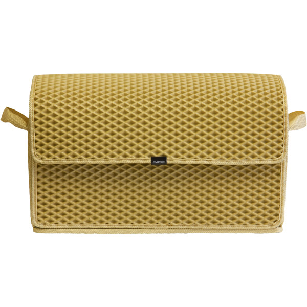 EVAtech Kofferraum-Organizer 30x49x25 cm - beige / beigefarbene Kanten