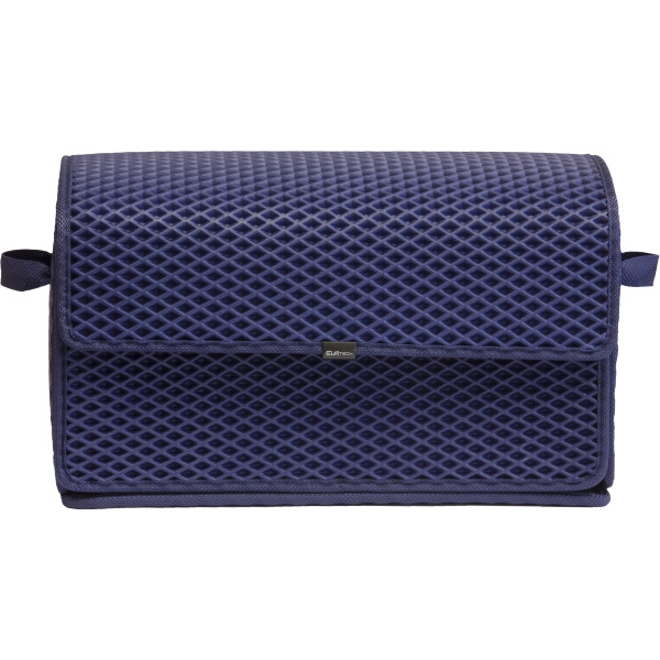EVAtech Kofferraum-Organizer 30x49x25 cm - dunkelblau / dunkelblaue Kanten
