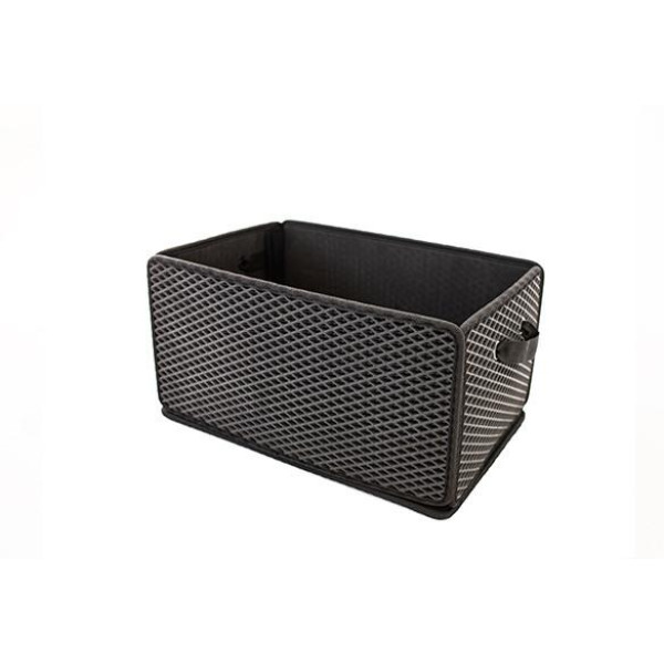 EVAtech Kofferraum-Organizer LightBox 33x50x25 cm - schwarz / schwarze Kanten