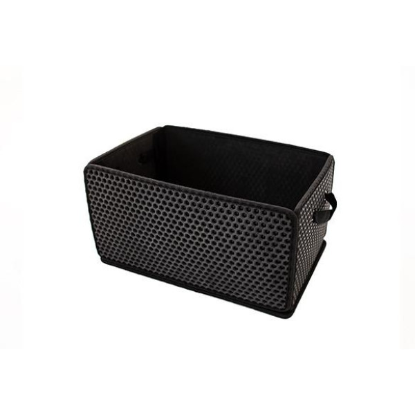 EVAtech Kofferraum-Organizer LightBox 33x50x25 cm - schwarz / schwarze Kanten