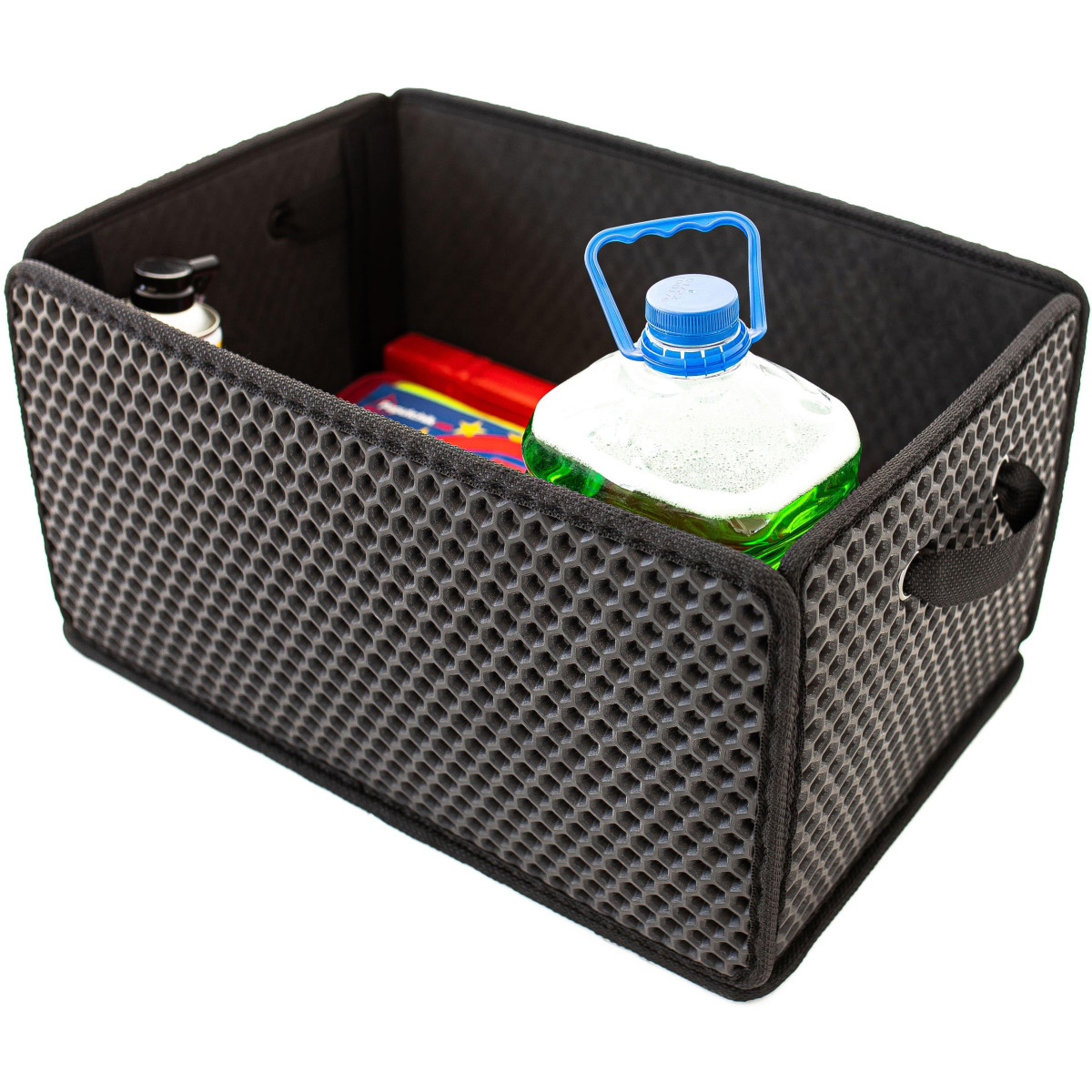 EVAtech Kofferraum-Organizer LightBox 33x50x25 cm - schwarz / schwarze Kanten EVAtech Kofferraum-Organizer LightBox 33x50x25 cm - schwarz / schwarze Kanten