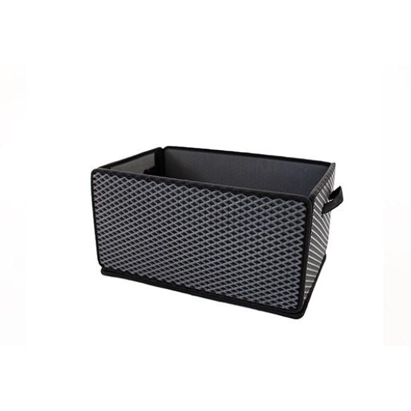 EVAtech Kofferraum-Organizer LightBox 33x50x25 cm - grau / schwarze Kanten