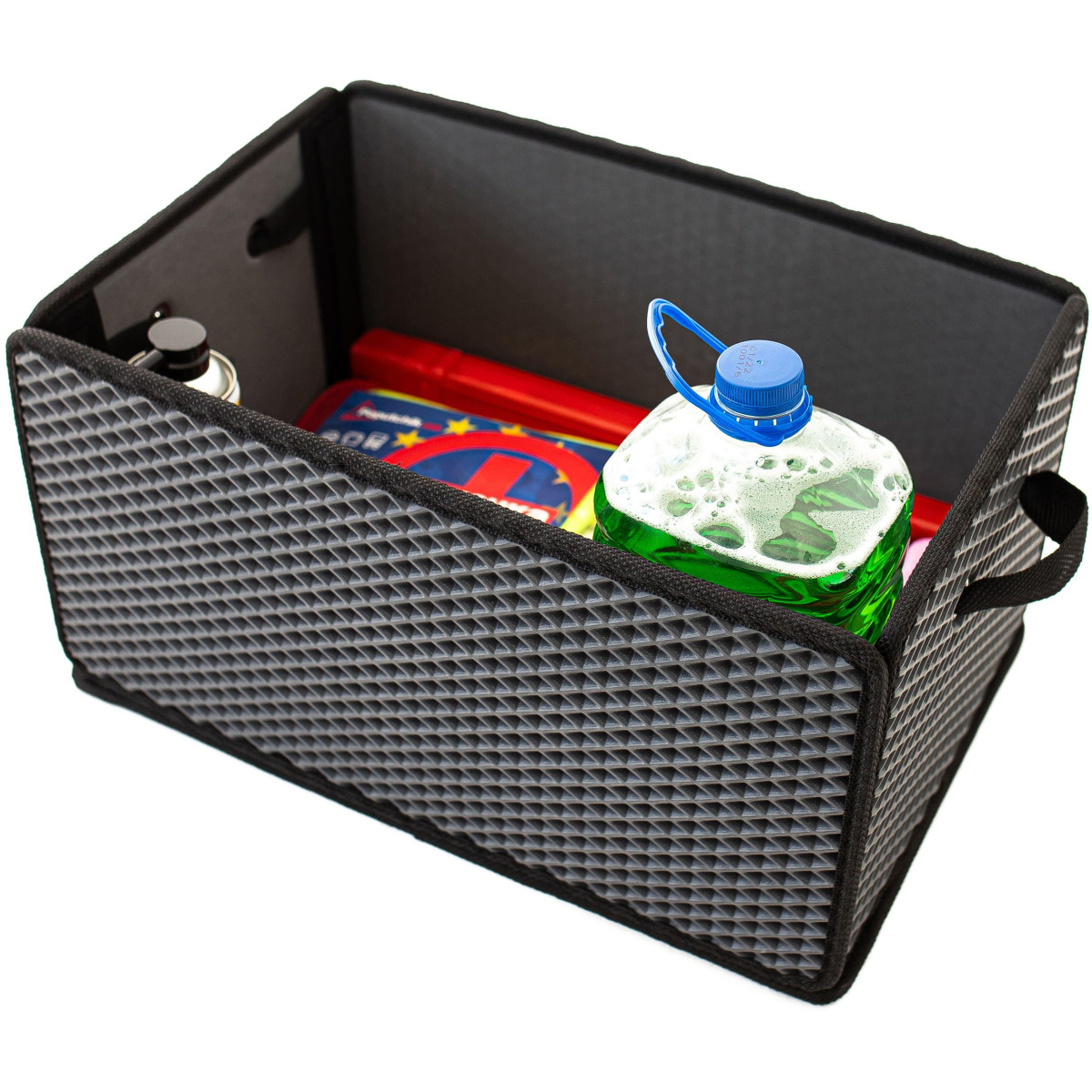 EVAtech Kofferraum-Organizer LightBox 33x50x25 cm - grau / schwarze Kanten EVAtech Kofferraum-Organizer LightBox 33x50x25 cm - grau / schwarze Kanten