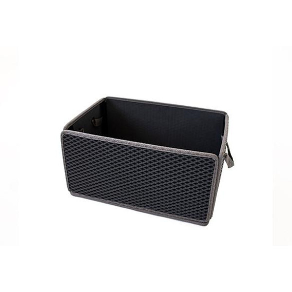 EVAtech Kofferraum-Organizer LightBox 33x50x25 cm - grau / graue Kanten