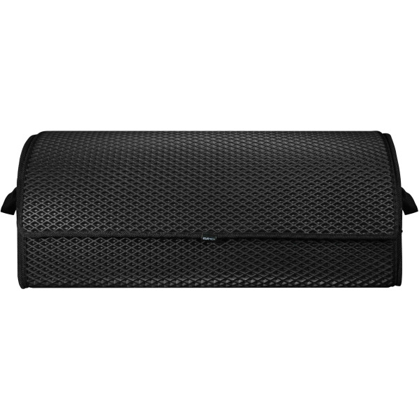 EVAtech Kofferraum-Organizer PRO L 32x75x30 cm - schwarz / schwarze Kanten