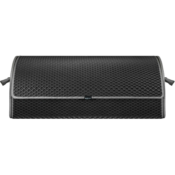 EVAtech Kofferraum-Organizer PRO L 32x75x30 cm - schwarz / graue Kanten