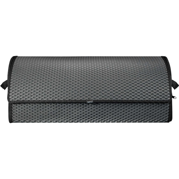EVAtech Kofferraum-Organizer PRO L 32x75x30 cm - grau / schwarze Kanten