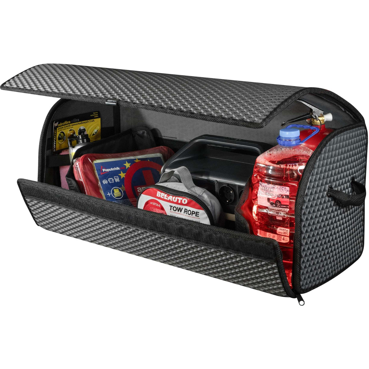 EVAtech Kofferraum-Organizer PRO L 32x75x30 cm - grau / schwarze Kanten EVAtech Kofferraum-Organizer PRO L 32x75x30 cm - grau / schwarze Kanten