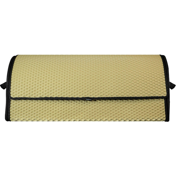 EVAtech Kofferraum-Organizer PRO L 32x75x30 cm - beige / schwarze Kanten