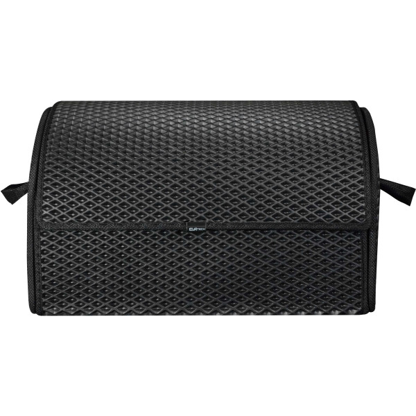 EVAtech Kofferraum-Organizer PRO M 32x50x30 cm - schwarz / schwarze Kanten