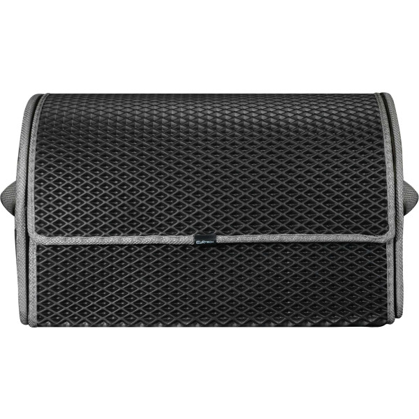 EVAtech Kofferraum-Organizer PRO M 32x50x30 cm - schwarz / graue Kanten