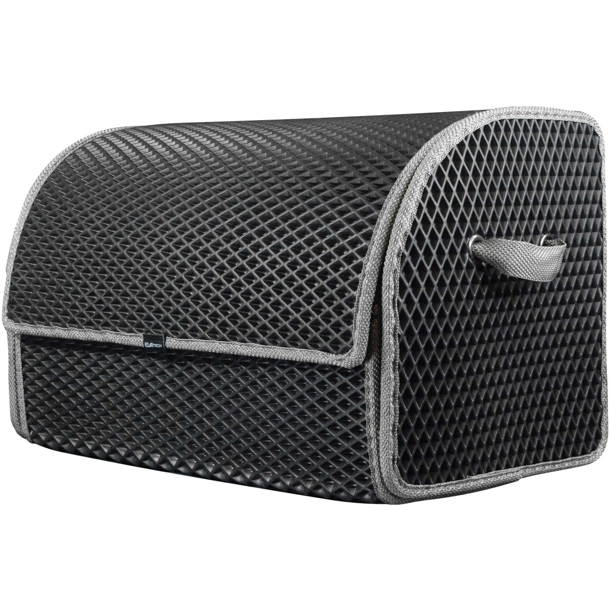 EVAtech Kofferraum-Organizer PRO M 32x50x30 cm - schwarz / graue Kanten EVAtech Kofferraum-Organizer PRO M 32x50x30 cm - schwarz / graue Kanten